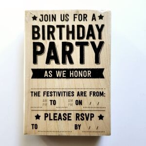 Hampton Art Invitation Stamp
